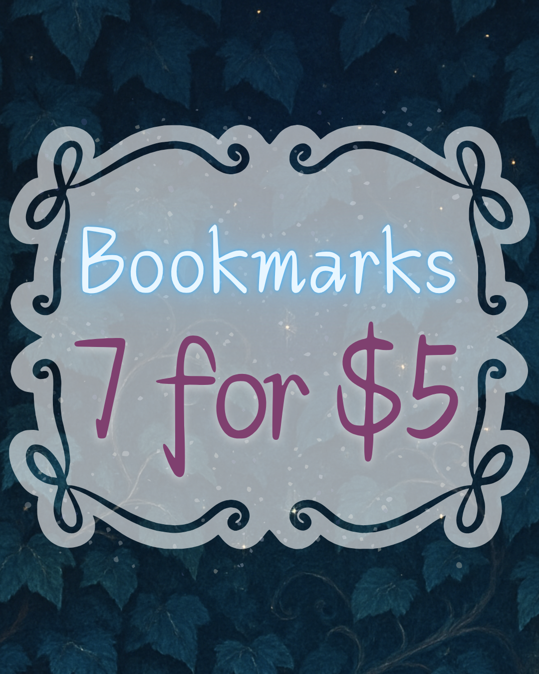 Midnight Ivy Bookmark!