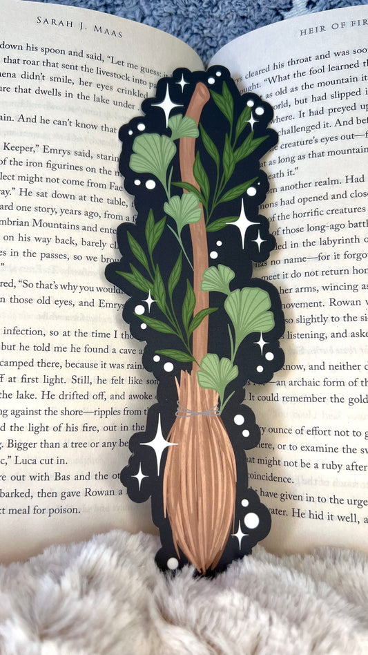 Magical Fantasy Broom bookmark