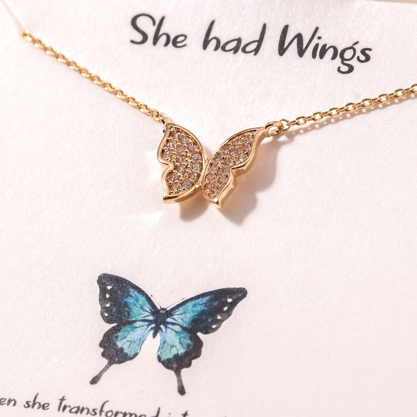 Butterfly Charm Necklace
