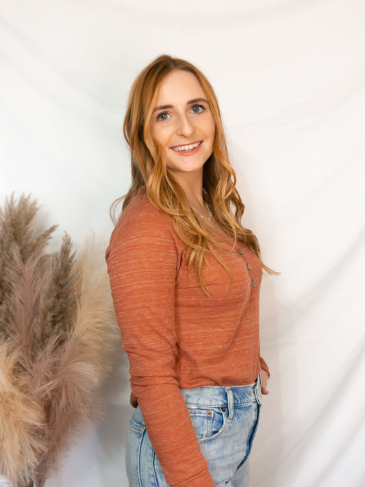 Cozy Henley Top