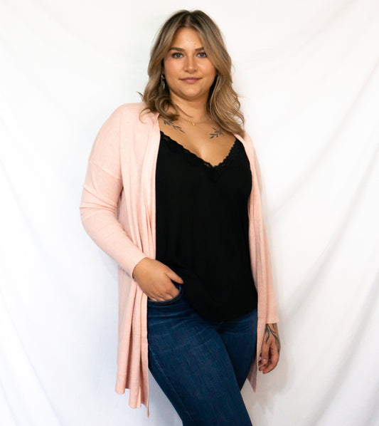 Oh So Soft Pink Cardigan