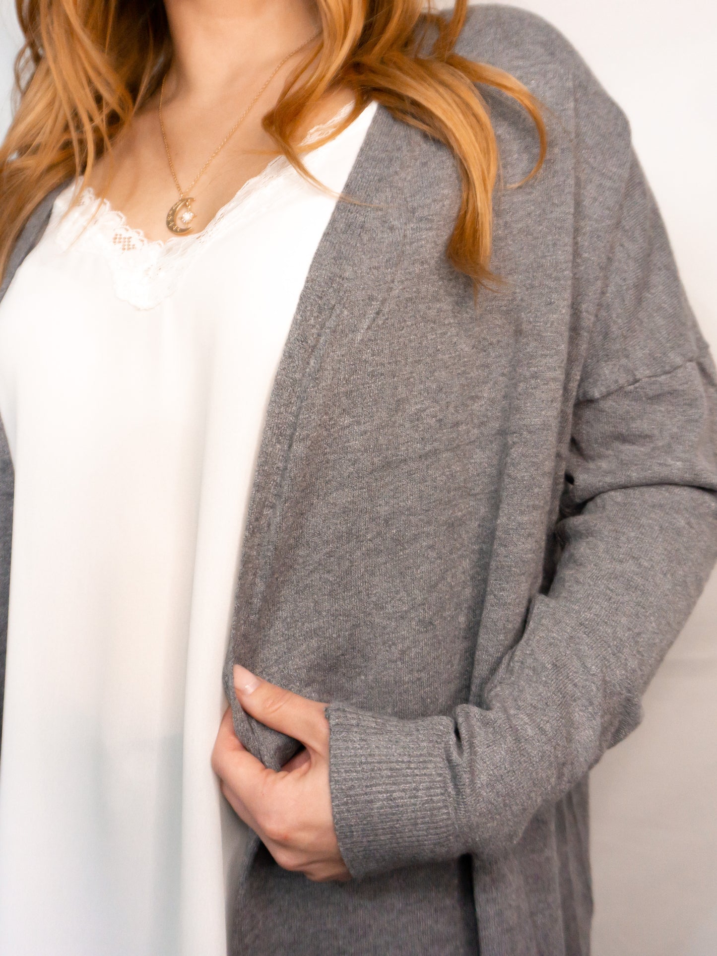 Oh So Soft Charcoal Cardigan