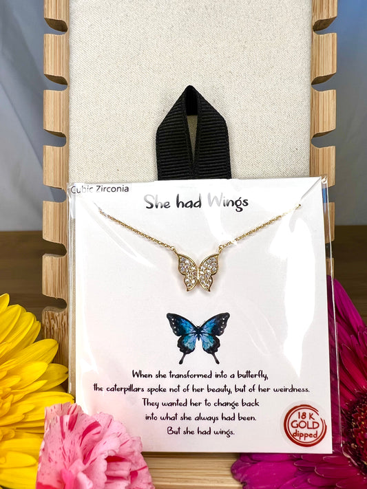 Butterfly Charm Necklace