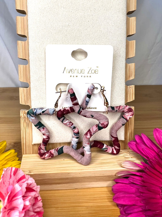 Floral Star Earrings