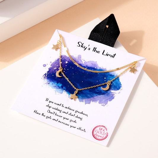 Star and Moons Necklace