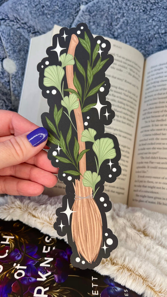 Magical Fantasy Broom bookmark
